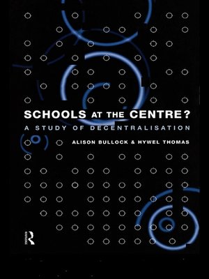 cover image of Schools at the Centre